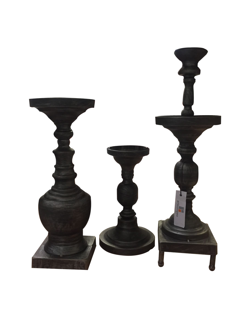 Set de Candelabro decorativo Aluminio