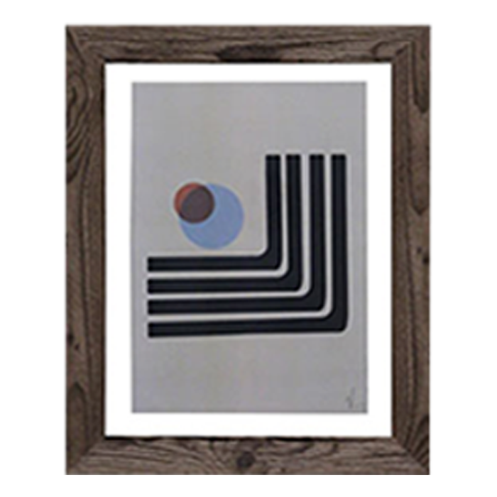 Cuadro Giclee Collage Azul-Rojo