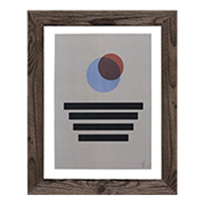 Cuadro Giclee Collage Azul-Rojo
