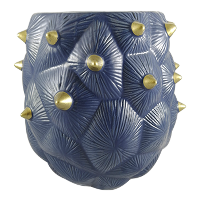 BLUE CACTUS VASE MD