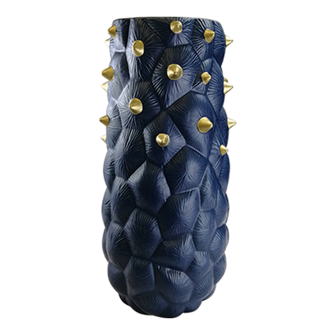 BLUE CACTUS VASE