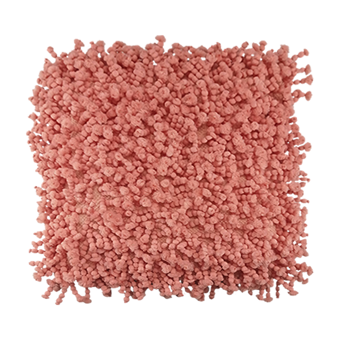 Cojín Shaggy coral