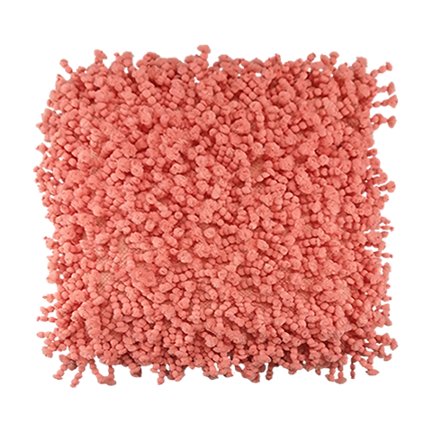 Cojín Shaggy coral