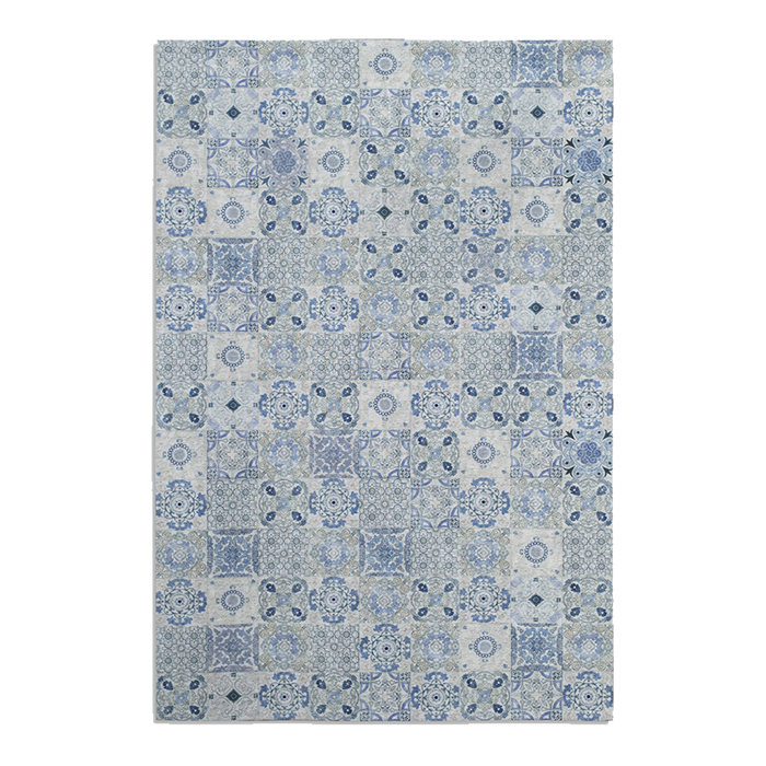 Tapete Mosaico Azul