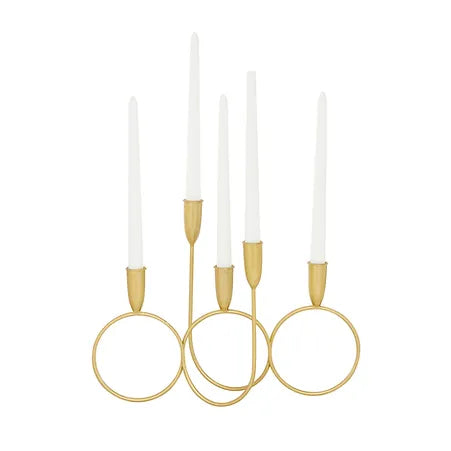 Candelabro de circulo 5 velas